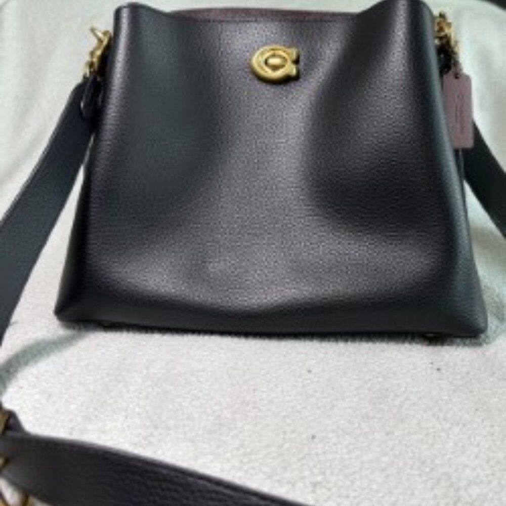 Brand NWT Coach Willow Shoulder/Crossbody Bag/Black